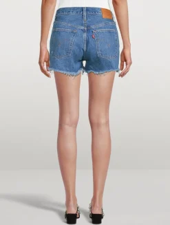 501 Original High-Rise Denim Shorts