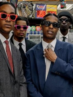 A$AP ROCKY 0RB4940 Wayfarer Puffer Square Sunglasses