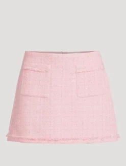 Adalena Tweed Mini Skirt