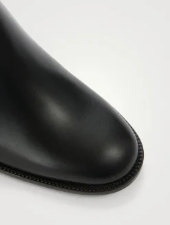 Adoxa Leather Ankle Boots