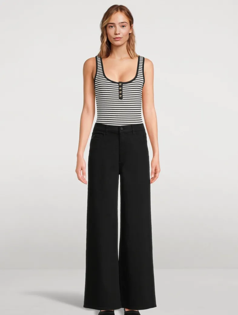 Alessia Tank Top In Stripe Print