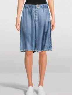 ALOE Trompe L'œil Silk Shorts