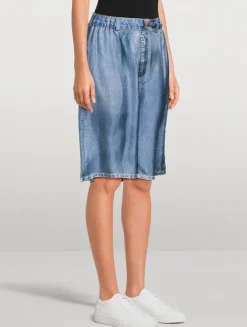 ALOE Trompe L'œil Silk Shorts