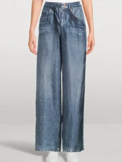 ALOE Trompe L'œil Silk Trousers