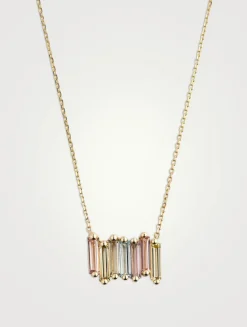 Amalfi 14K Gold Pastel Stacker Pendant Necklace