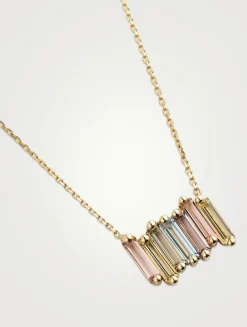 Amalfi 14K Gold Pastel Stacker Pendant Necklace