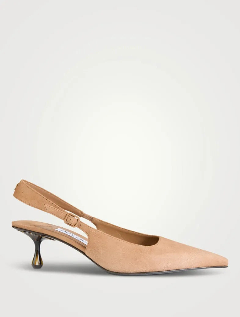 Amel Suede Slingback Pumps