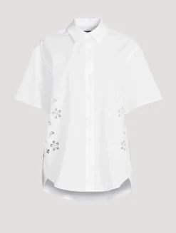 Amy Embroidered Poplin Shirt