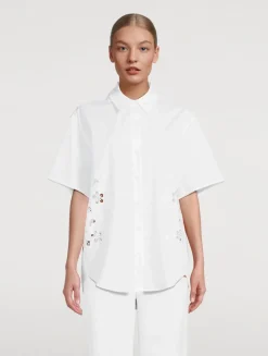 Amy Embroidered Poplin Shirt