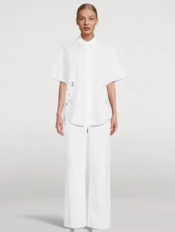 Amy Embroidered Poplin Shirt