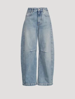 Anagram Barrel-Leg Jeans