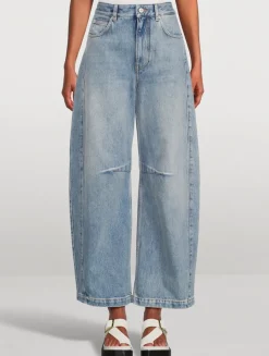 Anagram Barrel-Leg Jeans