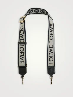 Anagram Jacquard Canvas Strap