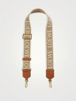Anagram Jacquard Canvas Strap