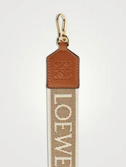 Anagram Jacquard Canvas Strap