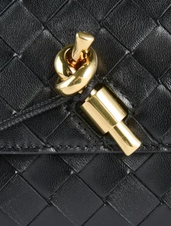 Andiamo Long Leather Top Handle Clutch