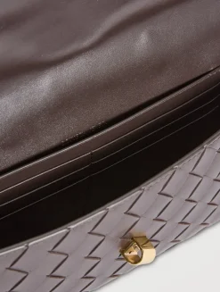 Andiamo Long Leather Top Handle Clutch