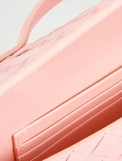 Andiamo Long Leather Top Handle Clutch