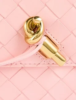 Andiamo Long Leather Top Handle Clutch