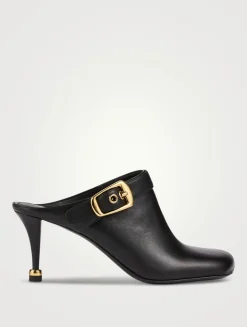 Andrea Leather Mules