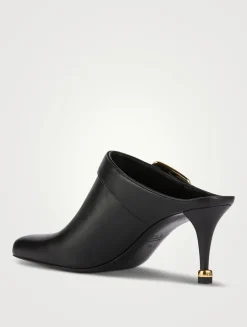 Andrea Leather Mules