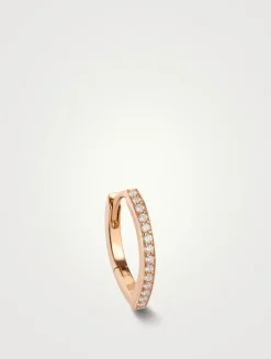 Antifer 18K Rose Gold Earring With Diamonds