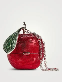 Apple Sweetie Crystal Clutch