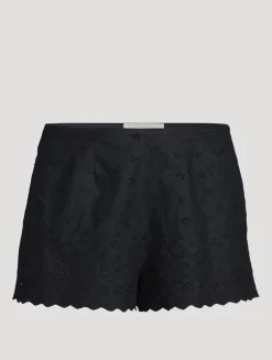 Arbre Embroidered Shorts