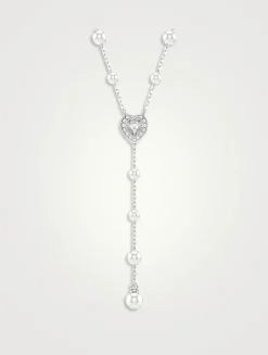 Ariana Grande x Swarovski Crystal Y Necklace