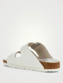 Arizona Big Buckle Leather Slide Sandals