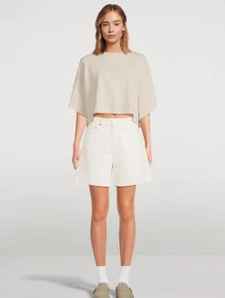 Arli Oversized Cropped T-Shirt