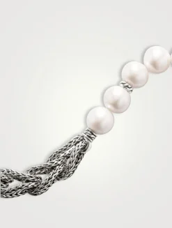 Asli Link Chain Pearl Bracelet