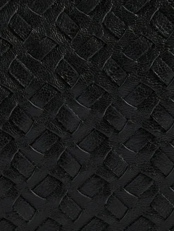 Astra Woven Leather Bowling Bag