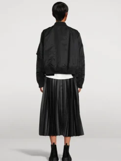 Asymmetric Bomber Jacket