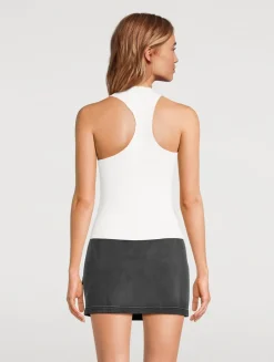 Asymmetric Racerback Tank Top