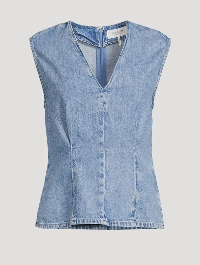 Ava Denim Tank Top