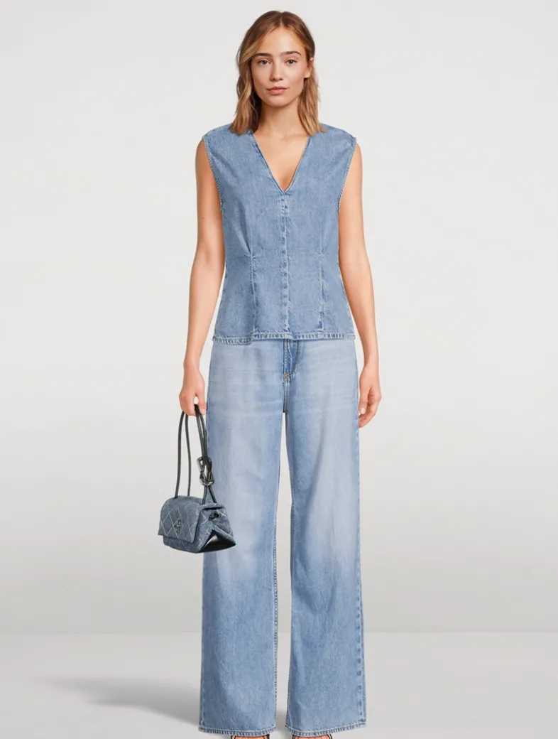 Ava Denim Tank Top