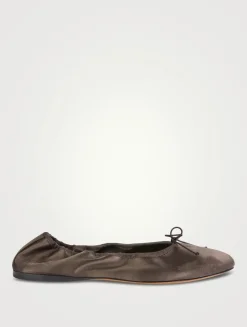 Awar Satin Ballet Flats