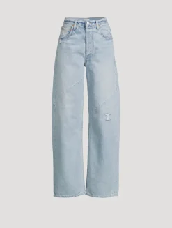 Ayla Swirl Baggy Jeans