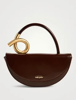 Azariah Leather Top Handle Bag