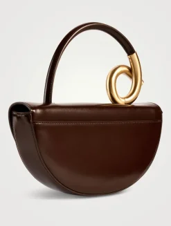 Azariah Leather Top Handle Bag