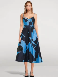 Azzurra Printed Midi Dress