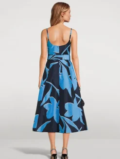 Azzurra Printed Midi Dress