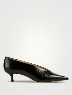 Babouche Leather Pumps