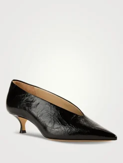 Babouche Leather Pumps