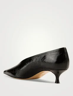 Babouche Leather Pumps