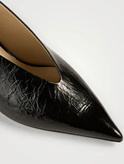 Babouche Leather Pumps