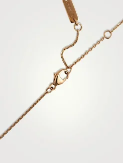 Baby Move 18K Rose Gold Necklace With Diamonds