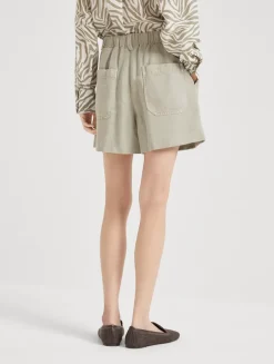 Baggy Shorts With Monili