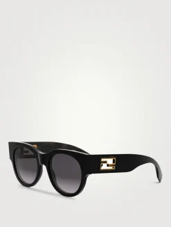 Baguette Round Sunglasses